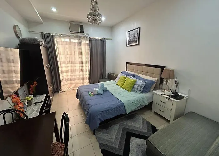 Appartamento Trillium 8f Pet Friendly With 1bed 2sofabeds And Balcony Near Ayala Center Mall