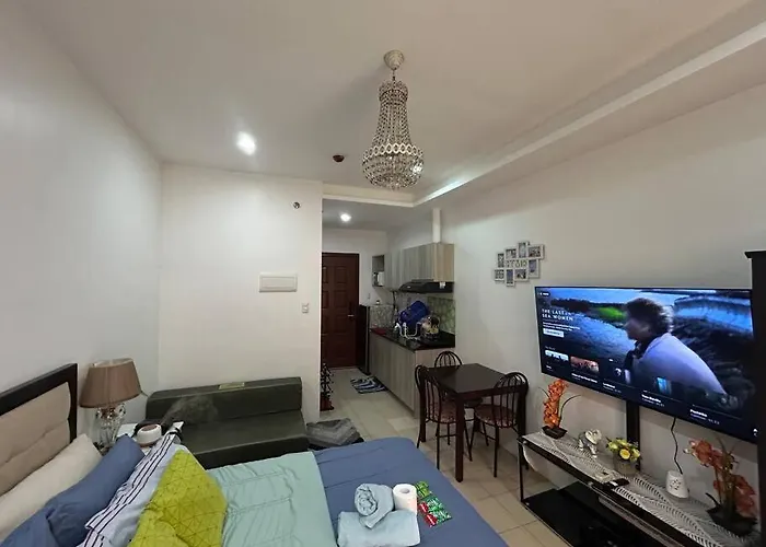 Trillium 8f Pet Friendly With 1bed 2sofabeds And Balcony Near Ayala Center Mall Appartamento *