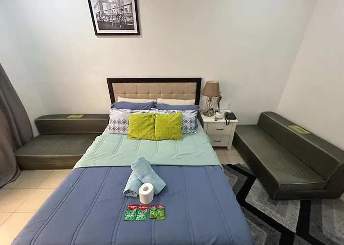 Trillium 8f Pet Friendly With 1bed 2sofabeds And Balcony Near Ayala Center Mall