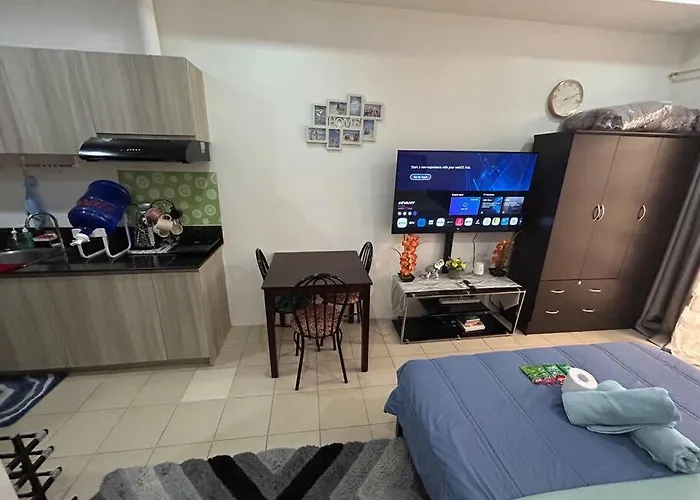Appartamento Trillium 8f Pet Friendly With 1bed 2sofabeds And Balcony Near Ayala Center Mall *