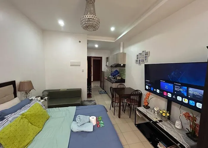 Appartamento Trillium 8f Pet Friendly With 1bed 2sofabeds And Balcony Near Ayala Center Mall *